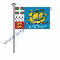 Saint Pierre ve Miquelon GÖNDER BAYRAK 50x75 ( EBAT SEÇİNİZ )